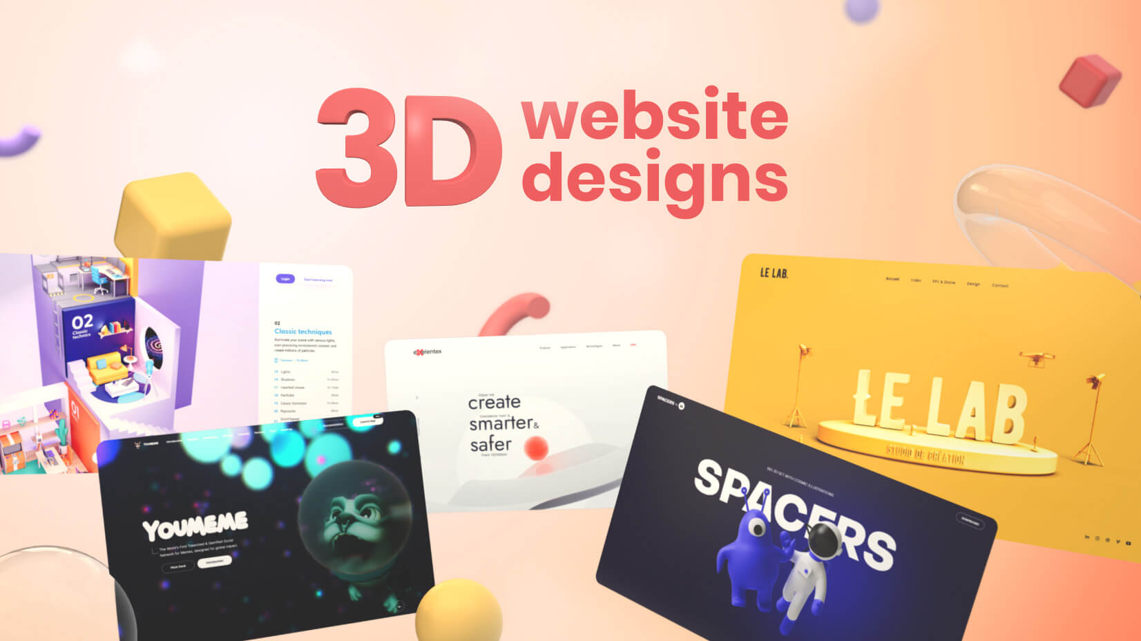 30+ Fantastic 3D Website Examples with Fully Immersive Designs