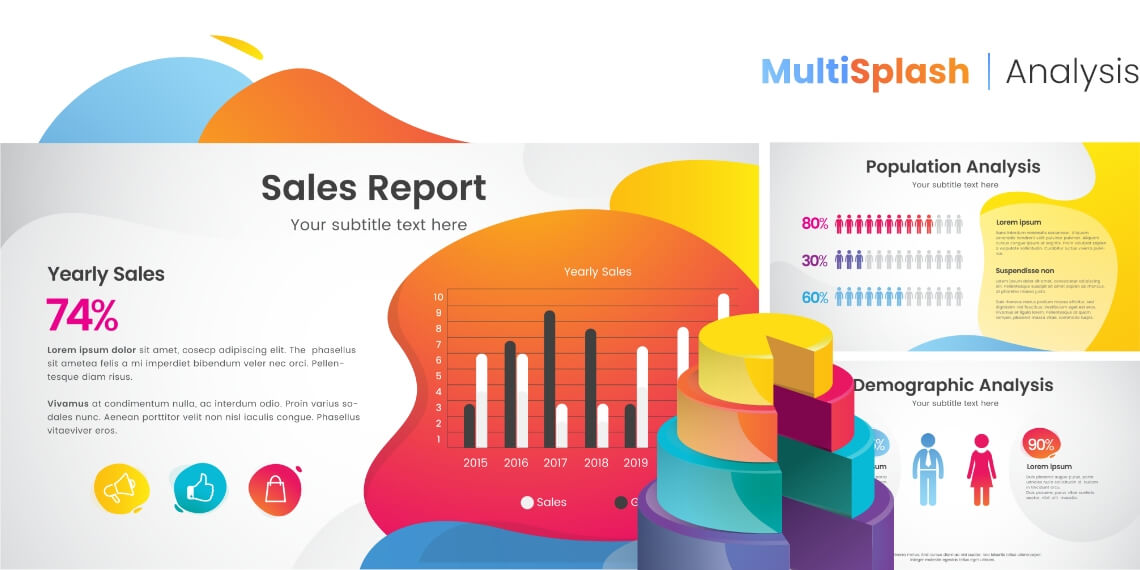 MultiSplash - Analysis Presentation Templates for PowerPoint and Google Slides