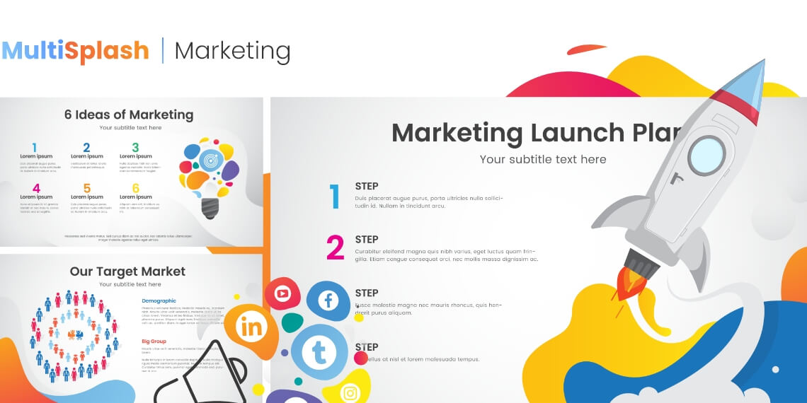 MultiSplash - Marketing Presentation Templates for PowerPoint and Google Slides