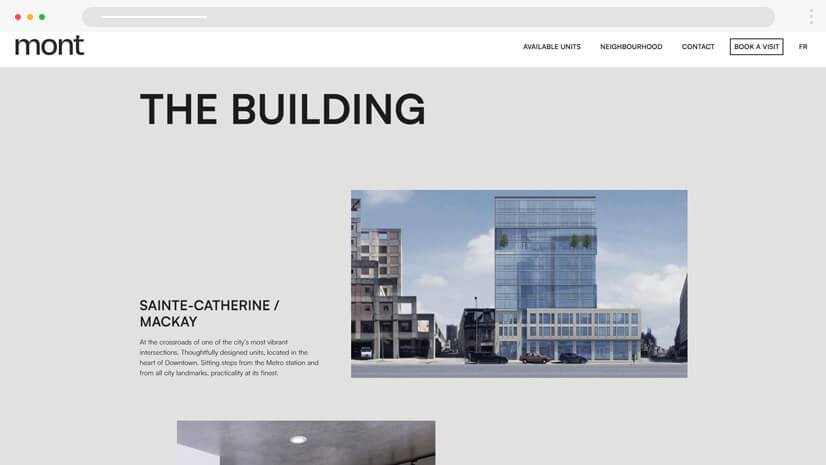 Amazing modern real estate website design with clean minimalist look