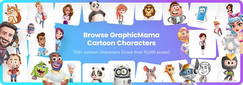 Cartoon characters