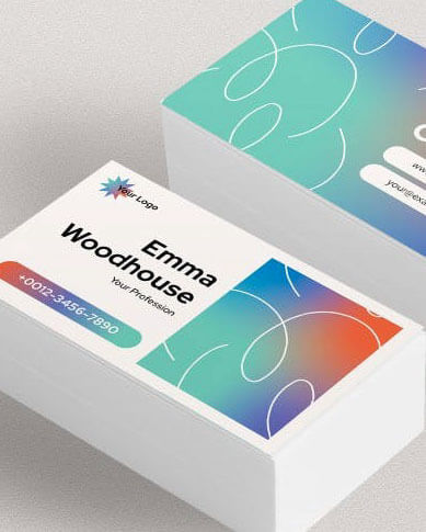 Cool print design trending gradients in 2024