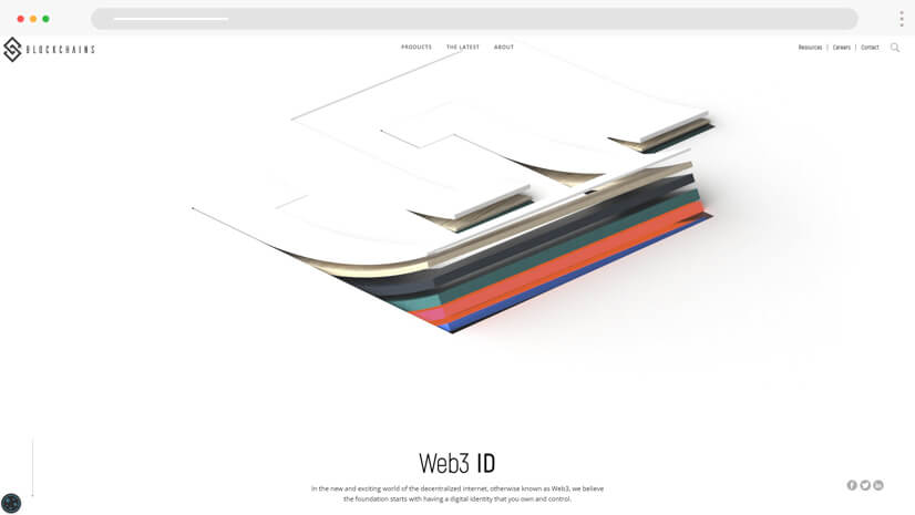 Great 3D CSS animation in website design