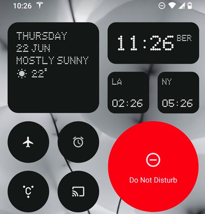 Mobile OS launcher dot style trending design 2024