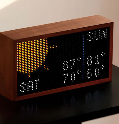 Tidbyt - dot display modern product design