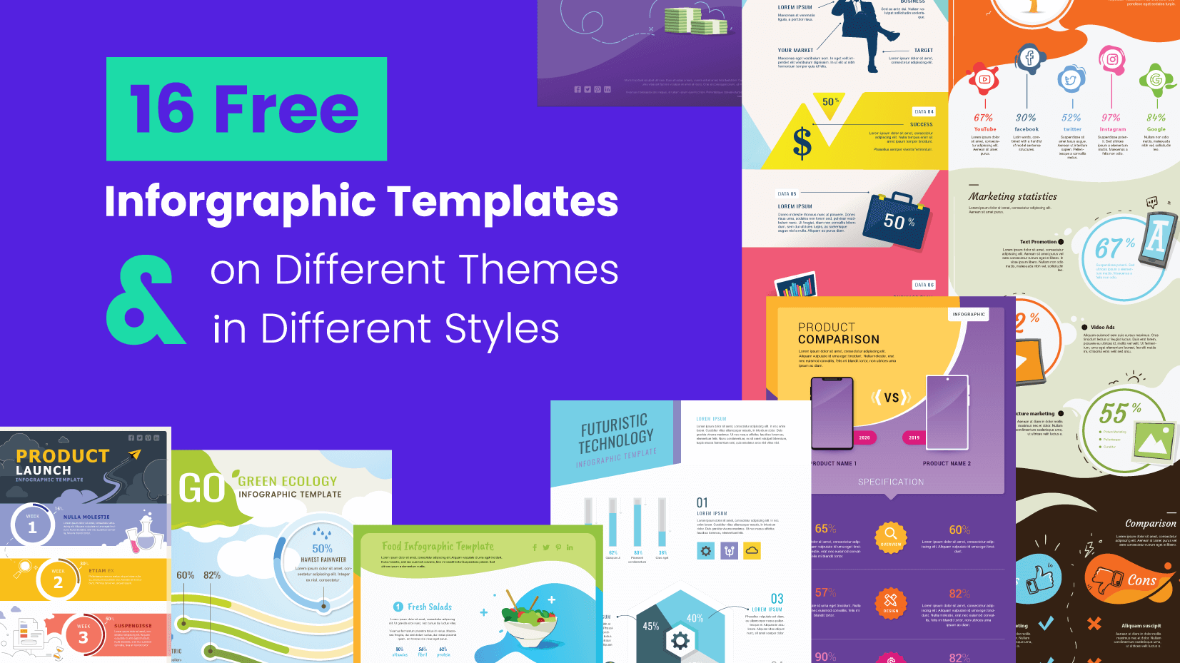 16 Free Vector Infographic Templates