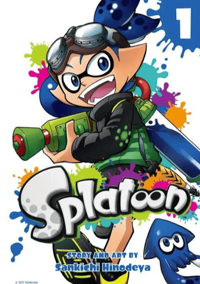 Children Book Illustration Styles Manga Style Splatoon by Sankichi Hinodeya