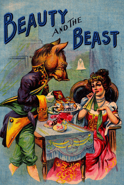 Children Book Illustration Styles Vintage Beauty and the Beast Courtesy of Karen Watson