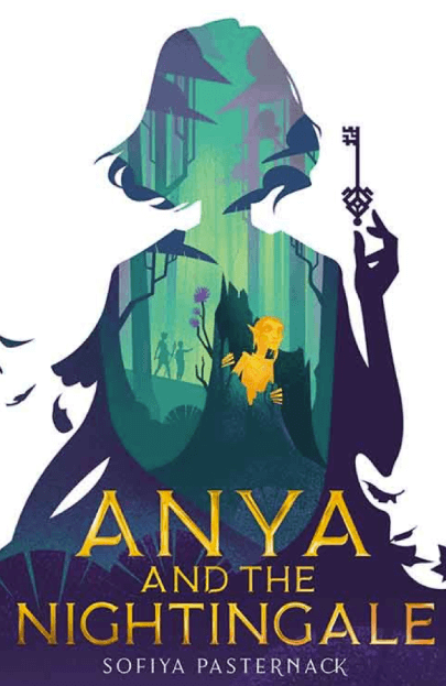 Kid Book Cover in Illustrated Style - Anya and the Nightingale by Sofiya Pasternack