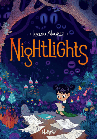 Children Book Cover Art Nightlights by Lorena Alvarez