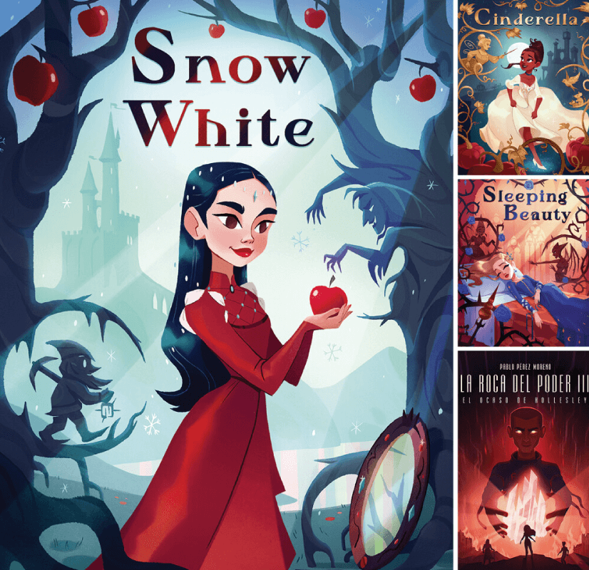 Cute Princess Children's Book Covers - Snow White by Gueli Gonzalez Lemonade Illustration Agency