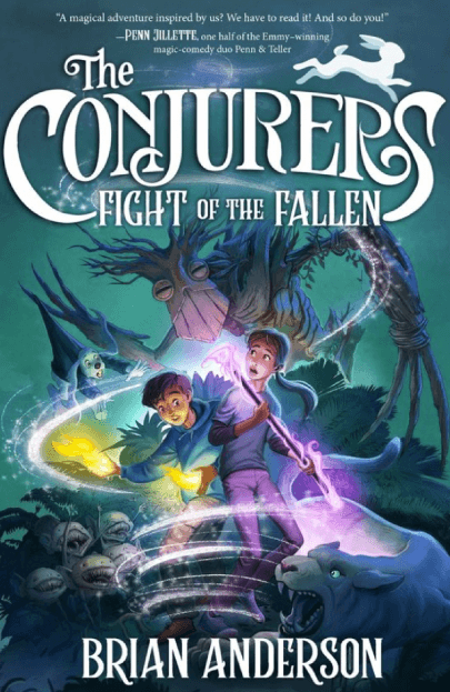 Children's Book Cover Illustration - The Conjurers Fight of the Fallen by Brian Anderson